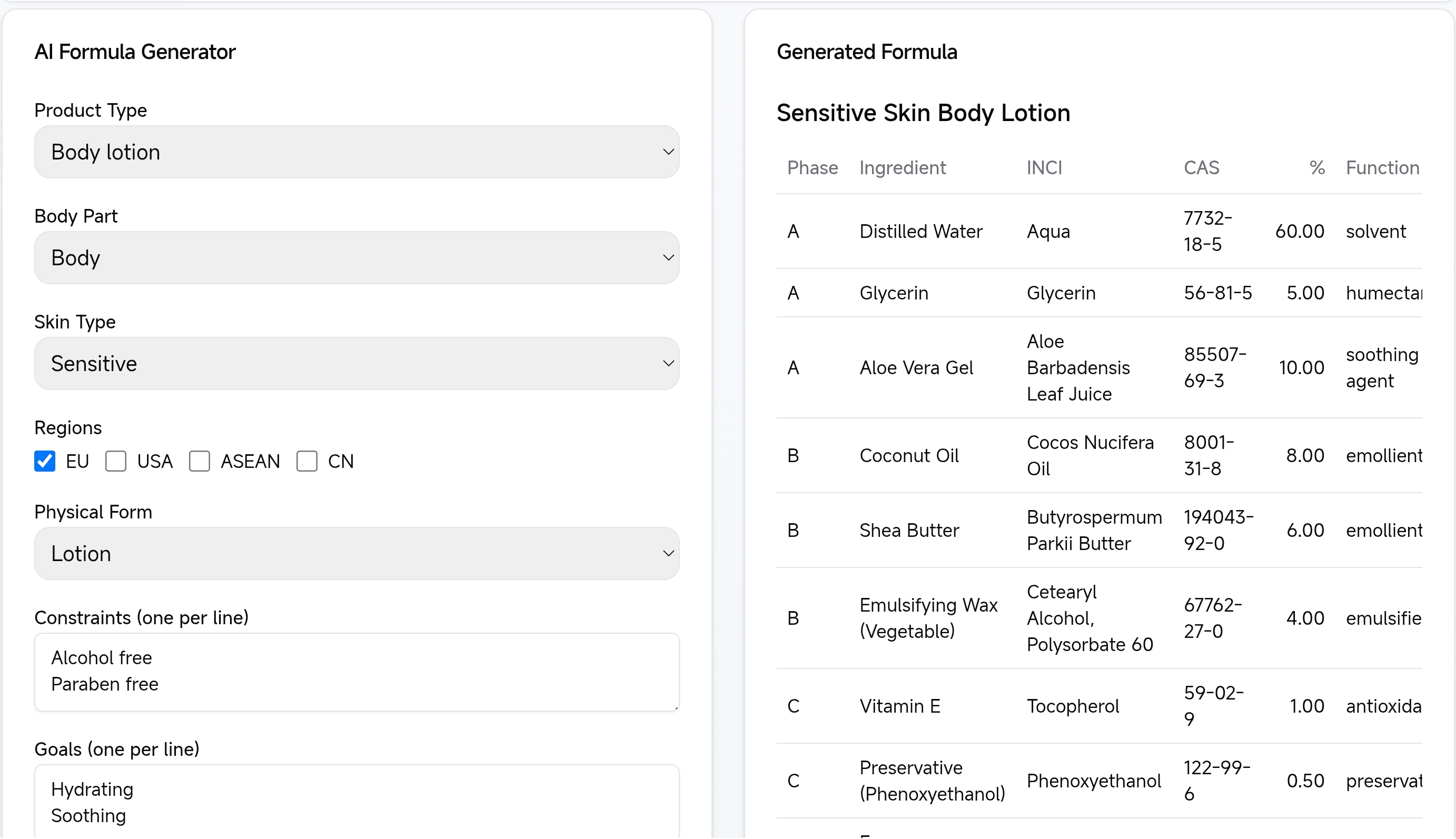 AI Formula Generator
